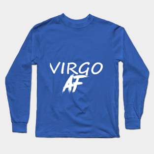 VIRGO AF WHITE Long Sleeve T-Shirt